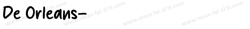De Orleans字体转换
